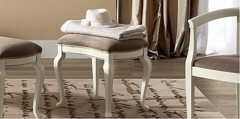 Σκαμπό πατίνα NOSTALGIA antique white (NOST2)